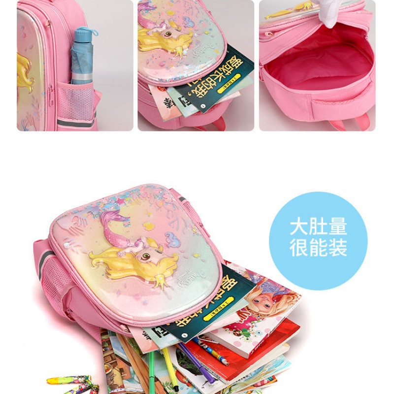 Balo Đi Học Đính Kim Tuyến Thời Trang Cho Bé Gái Lớp 1-2-3-4