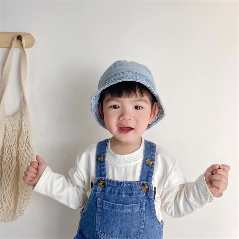 Mũ Tai Bèo Kiểu Cao Bồi Màu Xanh Dương Dùng Làm Đạo Cụ Chụp Ảnh Cho Bé