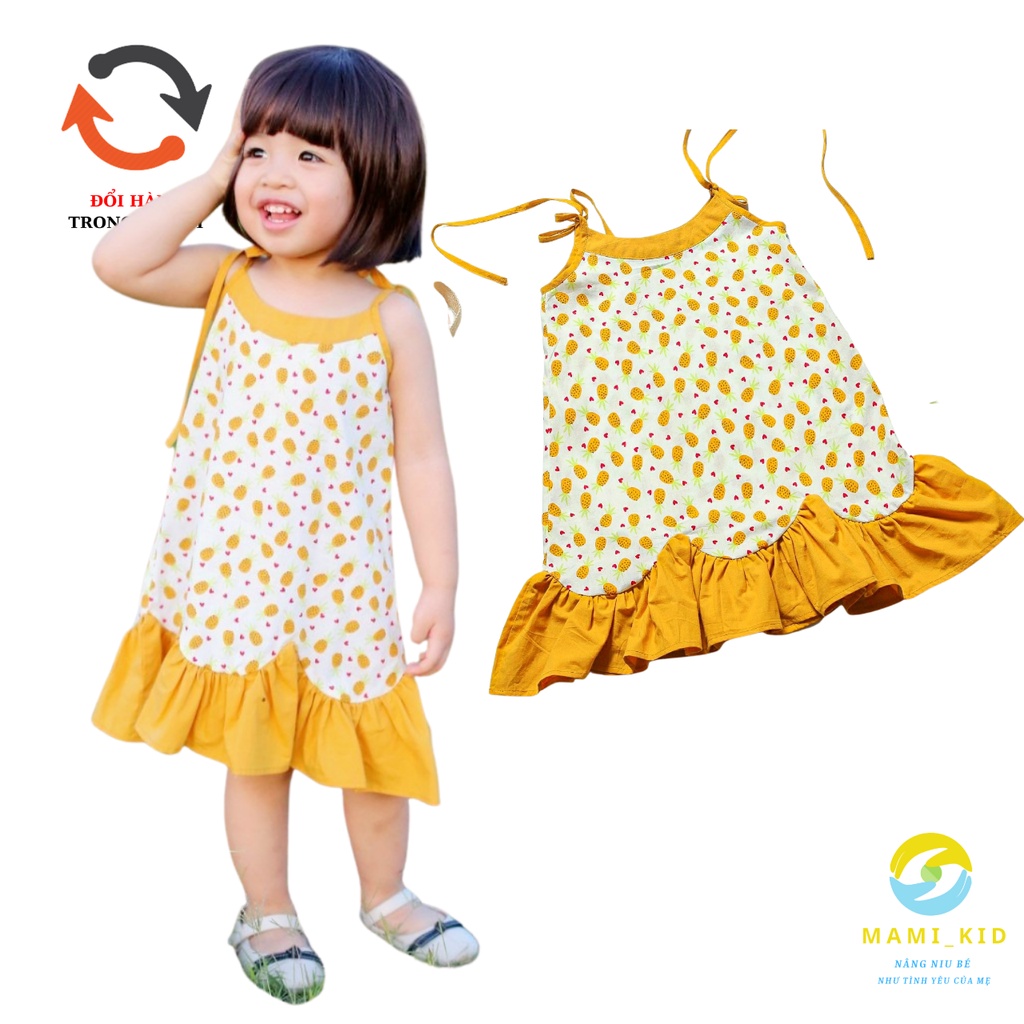 váy xinh cho bé gái 1-7 tuổi 2 dây đuôi cá 10-25kg ,mamikid
