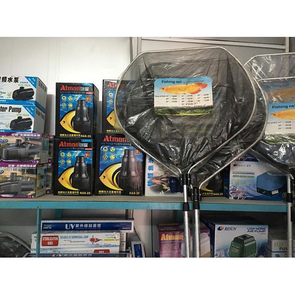 Vợt Lùa Bắt Cá Koi 60cm, 70cm, 80cm. Cán Vợt Khung Nhôm Chắc Chắn Kéo Dài 2,5m