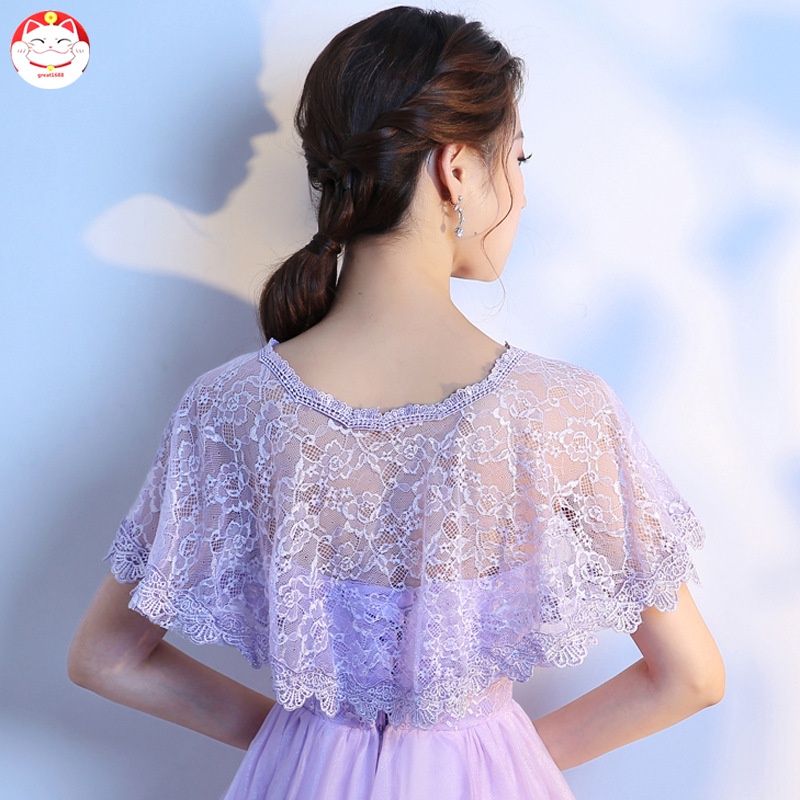 Khăn choàng ren mỏng cho cô dâu
 | BigBuy360 - bigbuy360.vn