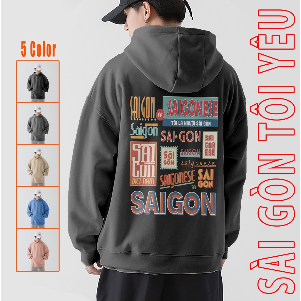 Áo hoodie nam nữ - áo mũ hoodie nỉ thu đông phong cách ulzzang nhiều màu chất nỉ bông dày đẹp HD8