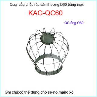 Cầu chặn rác inox phi 60,phi90