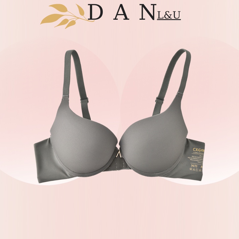 Áo Ngực Mút Dày Có Gọng Khoét Ngực Hình Chữ V Tạo Khe Siêu Nâng Ngực DAN L&amp;U A17