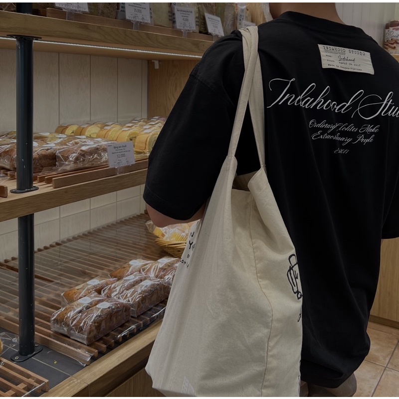 Áo thun Form rộng INDAHOOD STUDIO FONT Black/White/Wash Dark Grey | BigBuy360 - bigbuy360.vn