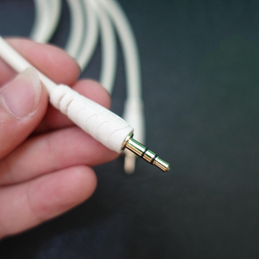 Dây loa 1 ra 2 CHOSEAL dài 1,8m 3m 5m, Dây loa 1 đầu 3,5mm ra 2 đầu AV kết nối thiết bị âm thanh chuẩn xịn