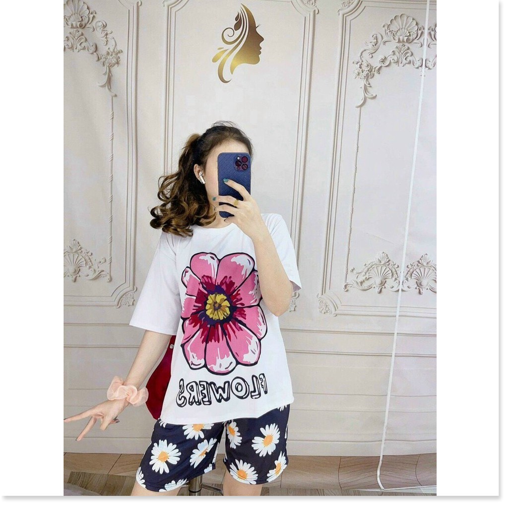 SET THUN NỮ COTTON,THIẾT KẾ HỌA TIẾT SIÊU XINH,MÀU SẮC SINH ĐỘNG LANA FASHION