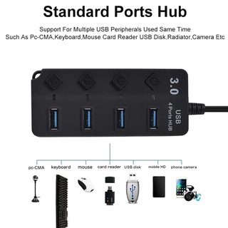 Hub Chia 4 Cổng Usb 3.0 Tốc Độ Cao 5gbps