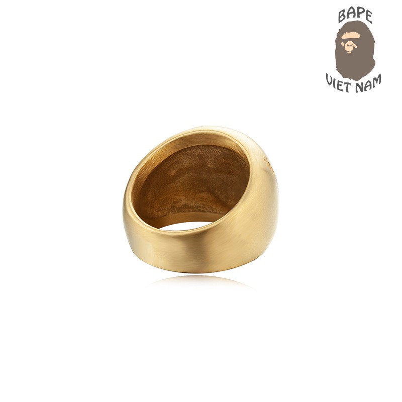 Nhẫn A Bathing Ape Bape, Nhẫn Bape Ring màu Vàng Gold hàng Siêu cấp 11 BapeVN