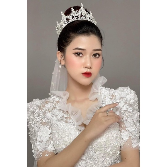 vương miện cô dâu , vương miện đá sang trọng
