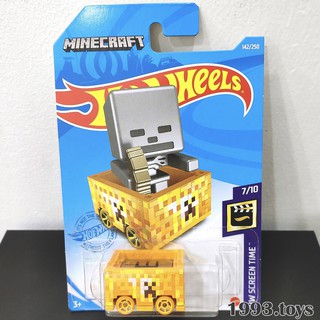 Xe mô hình 1:64 hot wheels basic hw screen time 2021 - minecart minecraft grx95