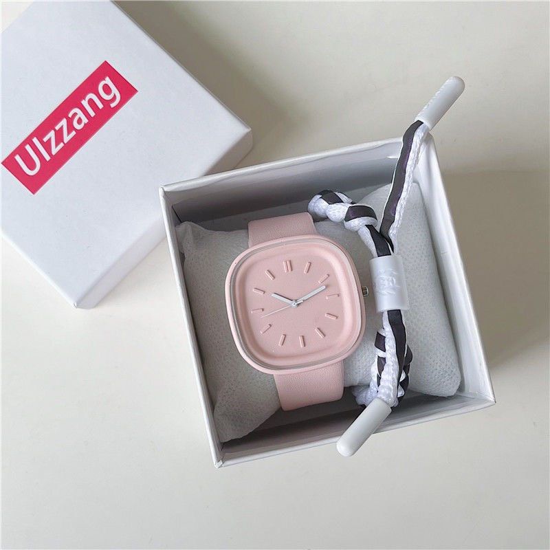 Đồng Hồ Tông Màu Pastel Phong Cách Vintage Thiết Kế Hàn Quốc