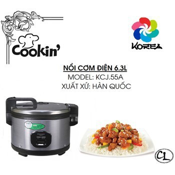 Nồi cơm điện Cookin KCJ-55A - 6,3L - Hàng chính hãng