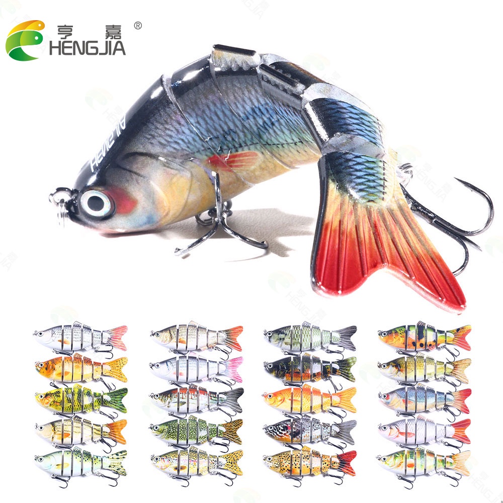 Mồi Câu Cá Giả 6 Đoạn 10cm / 18g