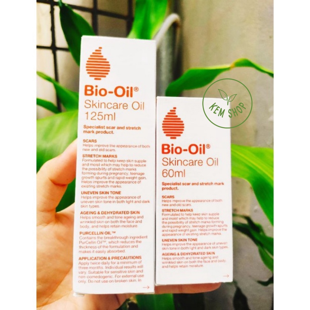 [Hàng Chính hãng] Bio-Oil - Dầu dưỡng giảm rạn da và làm mờ sẹo hữu hiệu cho mẹ Bầu - 60ml/125ml