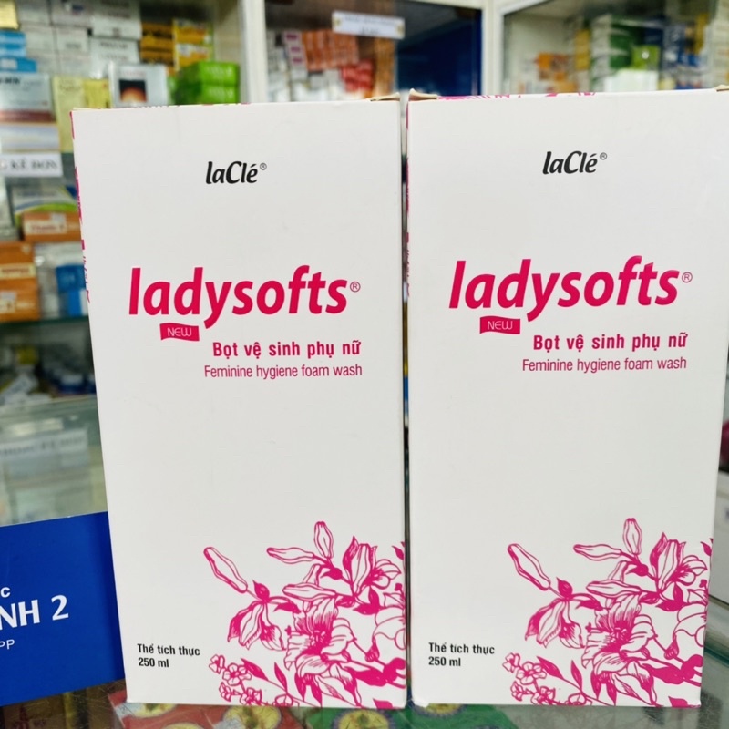 ✅ [Chính Hãng] Ladysofts new dung dịch vệ sinh phụ nữ lacle / ladysoft  - Hồng ( Chai 250ml)