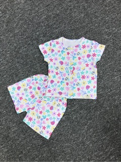 Bộ cotton bé trai bé gái