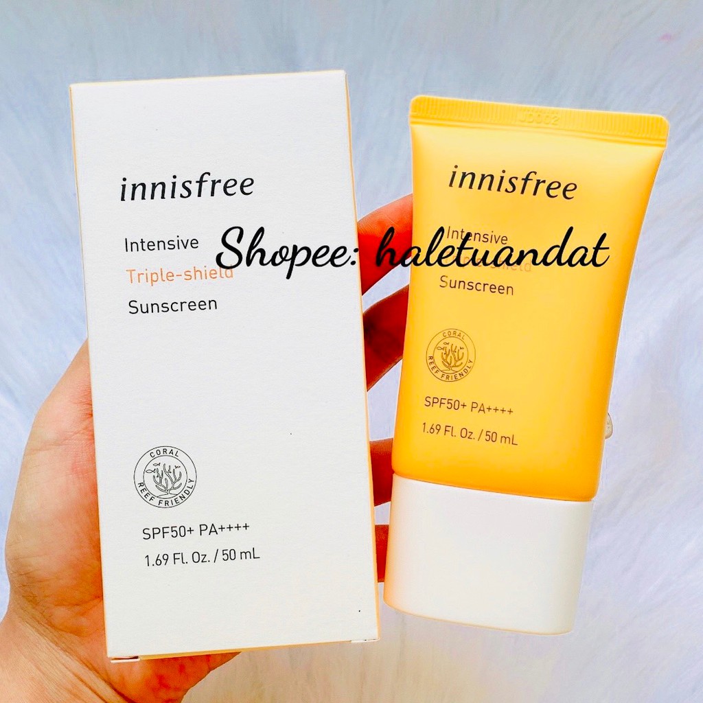 KEM CHỐNG NẮNG INNISFREE TRIPLE SHIELD 50ml FULL SIZE