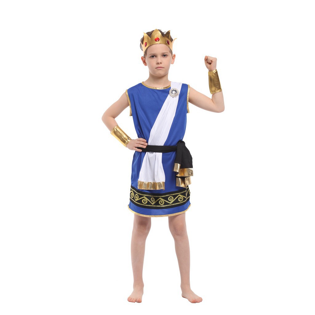 Bộ Đồ Hóa Trang Hoàng Tử Ai Cập Pharaoh Ai Cập Cổ Đại Cho Bé Trai