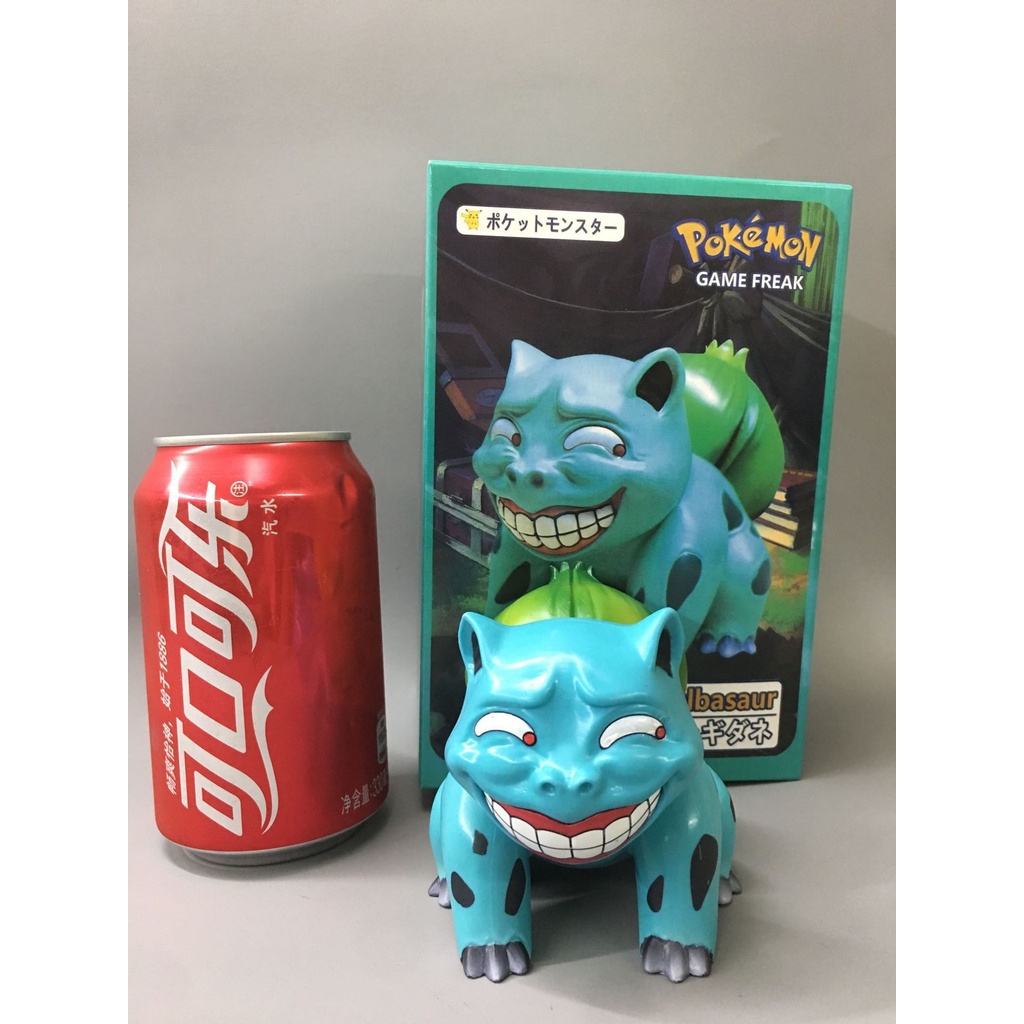 Mô hình nhân vật pokemon Pikachu Charmander Squirtle Gangar Bulbasaur mặt bựa