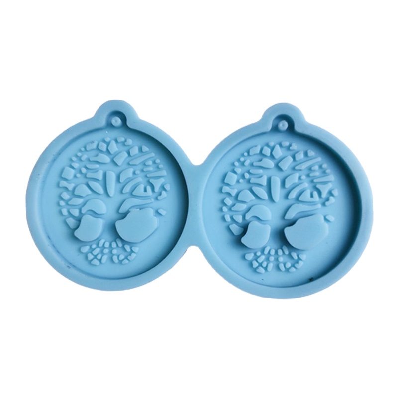 San * Khuôn Silicon Làm Bông Tai Epoxy Resin Pha Lê Nhiều Kiểu Dáng DIY