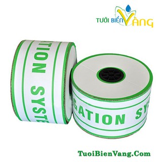 Ống tưới nhỏ giọt dẹp 16mm khoảng cách lỗ 20 cm dày 0.3mm