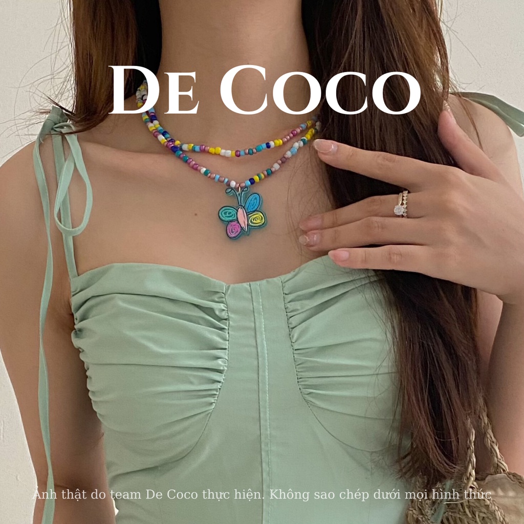 Vòng cổ layer, vòng cổ hạt cườm Babylon De Coco