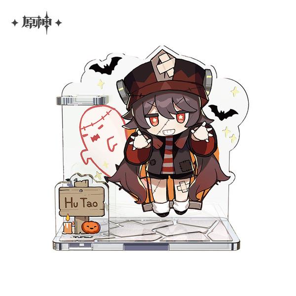 Mô hình Standee Mini GENSHIN IMPACT ver HALLOWEEN tượng acrylic standee game mica chibi trang trí trưng bày