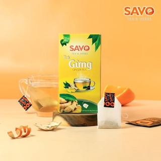Trà gừng túi lọc savo