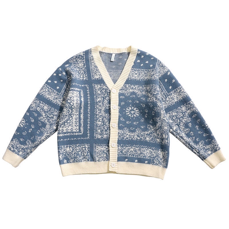 Áo Khoác Cardigan Rải Màu Unisex