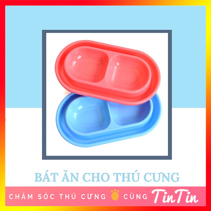 Bát ăn đôi chống kiến cho chó mèo giá rẻ