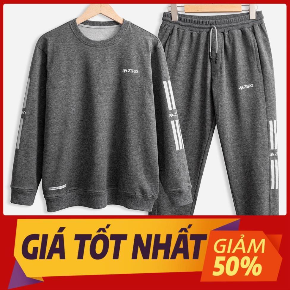 Bộ Thể Thao Nam Chất Nỉ Co Giãn Thời Trang Cao Cấp ZERO !