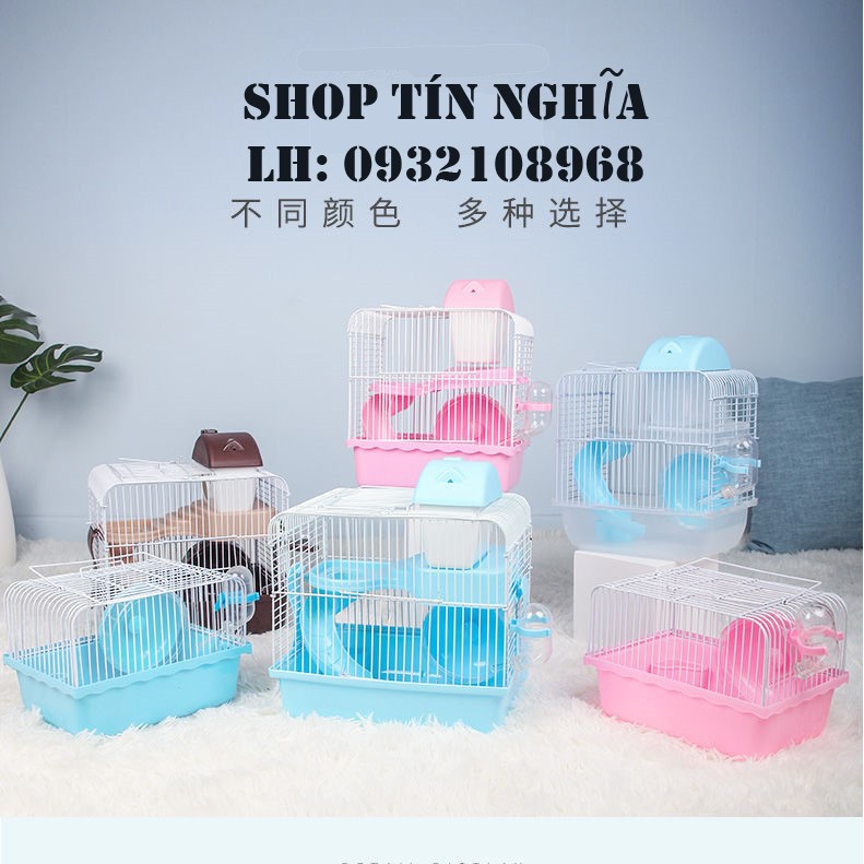 Lồng hamster 2 tầng đầy đủ phụ kiện [GIÁ GỐC TẠI XƯỞNG] [ Sản phẩm và phụ kiện như hình ]