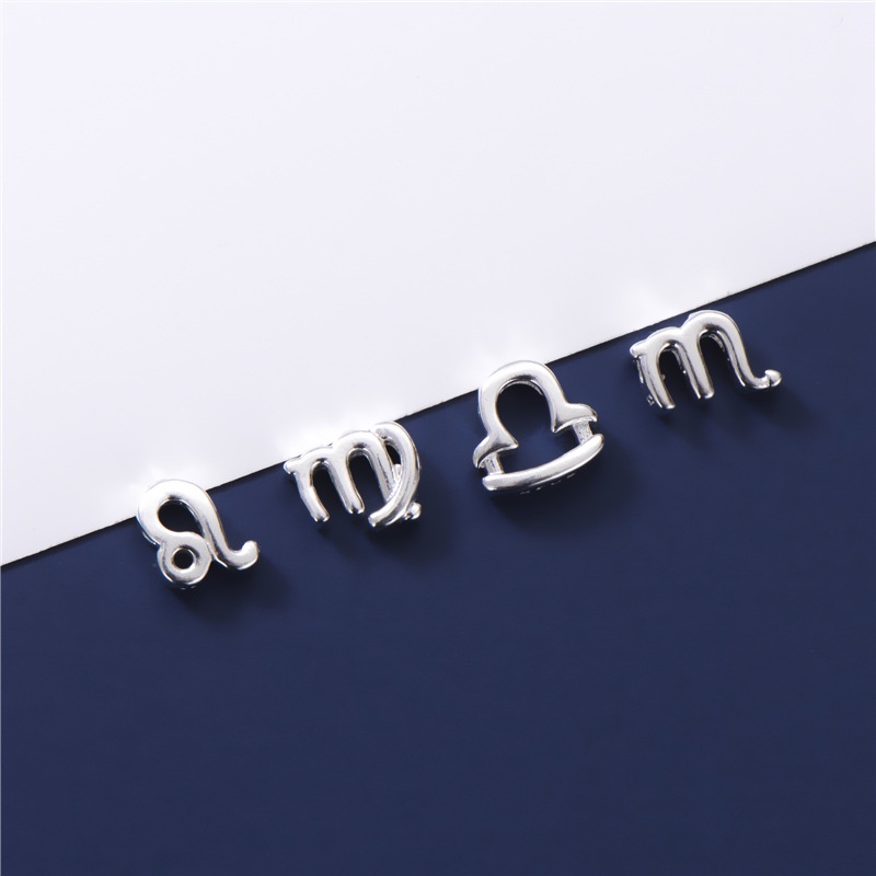 Mặt Dây Chuyền Bằng Bạc S925 Hình Chòm Sao Đục Lỗ DIY