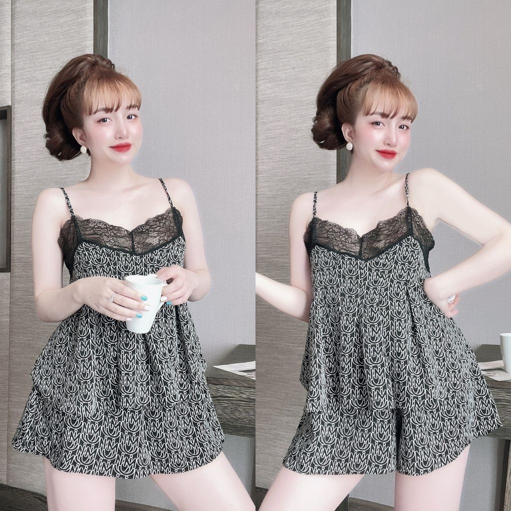 Đồ Bộ Mặc Nhà Bigsize Đồ Ngủ Sexy Quyến Rũ Tôn Dáng Chất Liệu Lụa Cao Cấp Mềm Mại