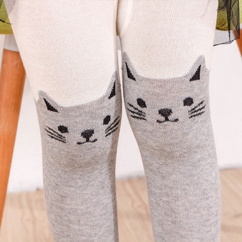 Quần tất cotton mềm mại thiết kế đáng yêu cho bé