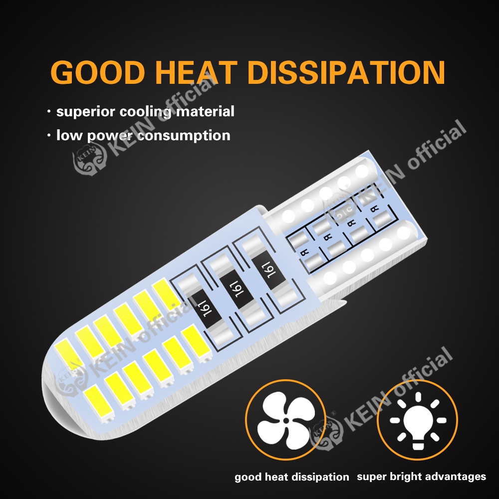 Đèn led T10 168 194 501 W5W T10 24smd 3014 Led W5W 12v chất lượng cao