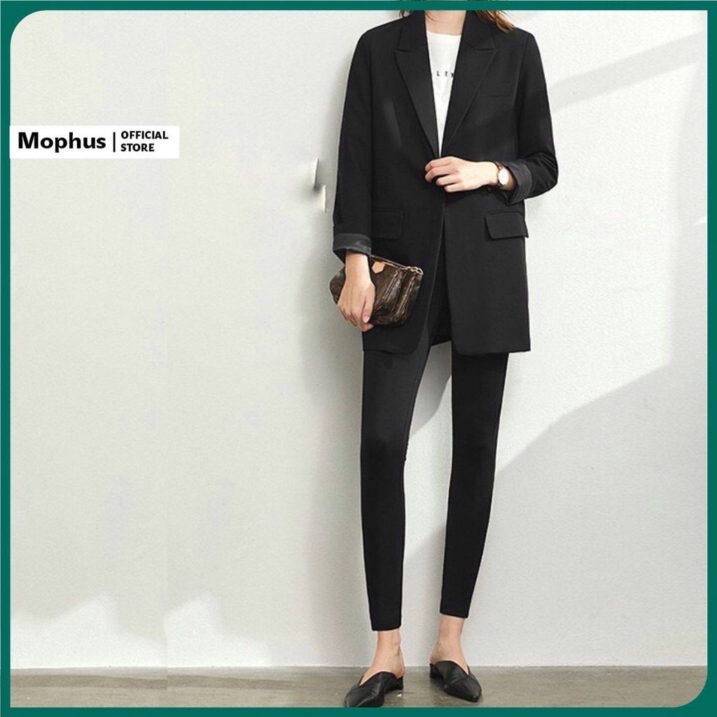 Quần legging dài nữ nâng mông cạp cao legging lửng ngắn Mophus MQ008