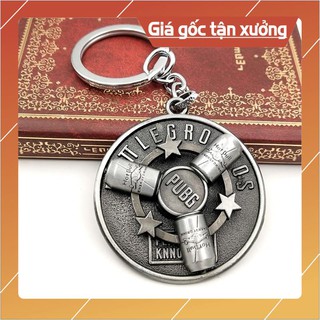Móc khóa khiên xoay logo