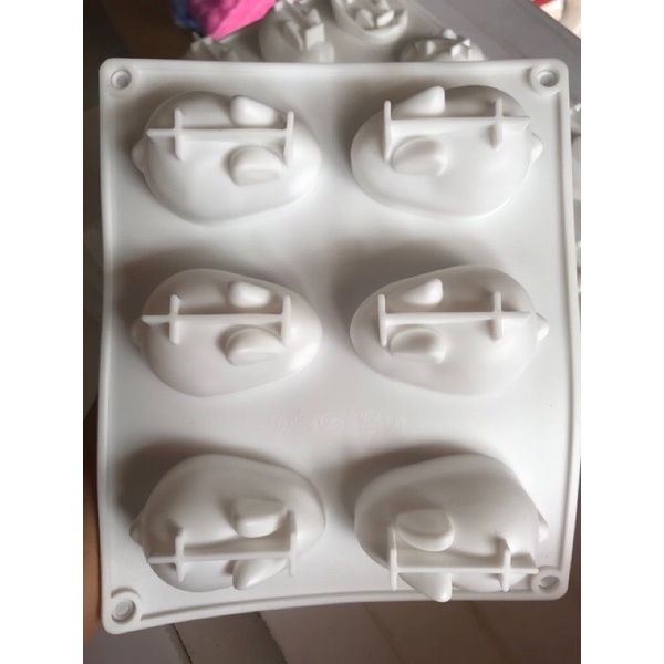 Khuôn silicon vỉ làm thạch rau câu pudding hình phô mai/cá/heo/hoa lá