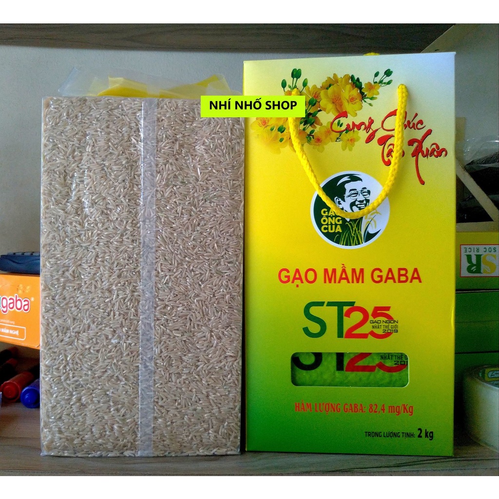 GẠO MẦM  SÓC TRĂNG ST25 - Hộp 2kg