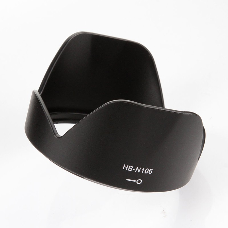 Loa che nắng màu đen cho Nikon D3300 D5300 D5500 AF-P 18-55mm F/3.5-5.6G VR HB-N106