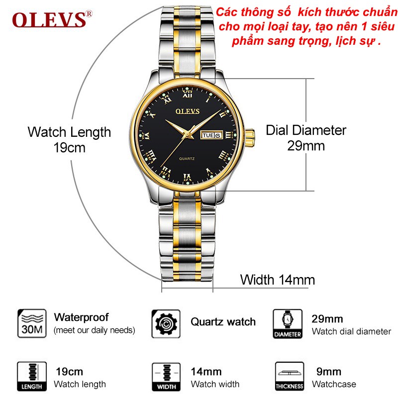 Đồng hồ nữ, chính hãng OLEVS, phong cách nữ sinh Hàn Quốc, đồng hồ nữ đẹp cho học sinh, sinh viên, người làm văn phòng.. | BigBuy360 - bigbuy360.vn