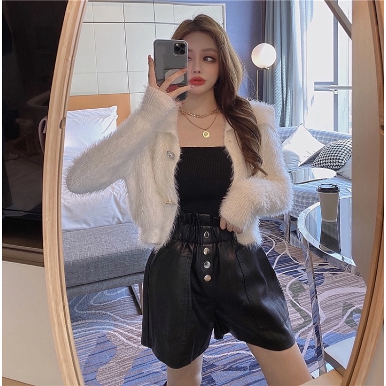 Áo Khoác Lông QC Cao Cấp Sang Chảnh FreeSize ( Có Sẵn )