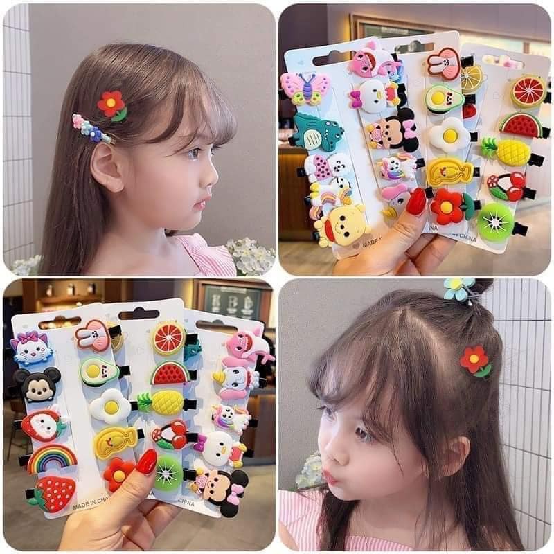 Set kẹp tóc siêu đáng yêu cho bé