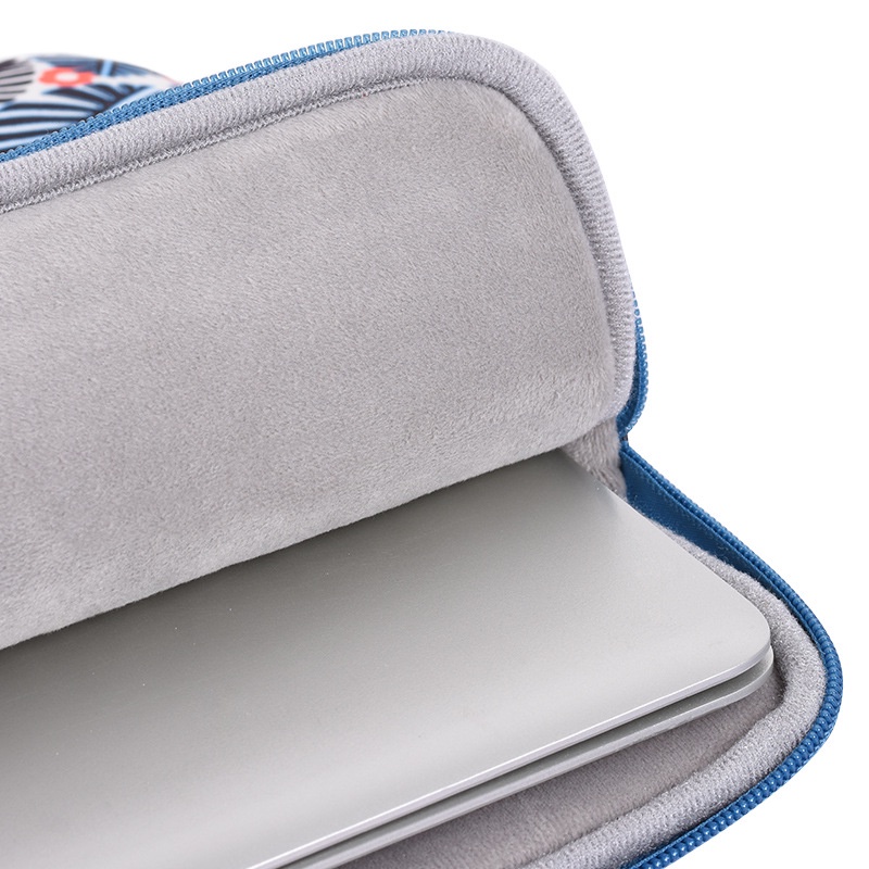 Túi chống sốc Macbook Laptop CanvasArtisan hoa văn xanh 2022 (Chính hãng)