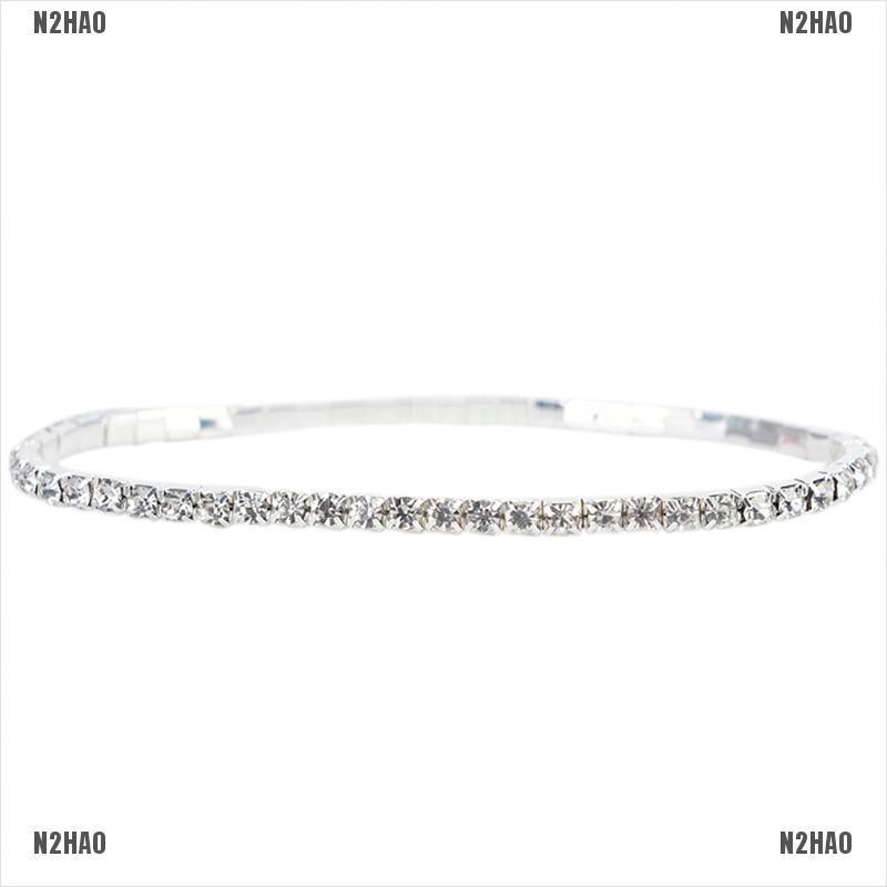 N2HAO Multilayer Row Crystal Rhinestone Stretch Beach Anklet Chain Bracelet Jewelry | BigBuy360 - bigbuy360.vn