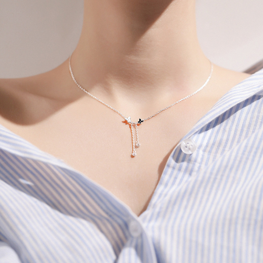 20 Style Womens Neckalce Simple Silver Color Hip-hop Punk Long Chain Muti-layer Charming Sweet Trendy Elegant