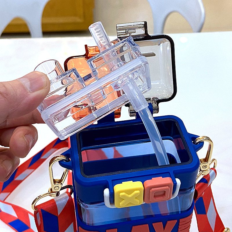 Bình nước Control Play chính hãng Hello Dream chất liệu Tritan an toàn dung tích 520ml, dùng hàng ngày, quà tặng-Ráp