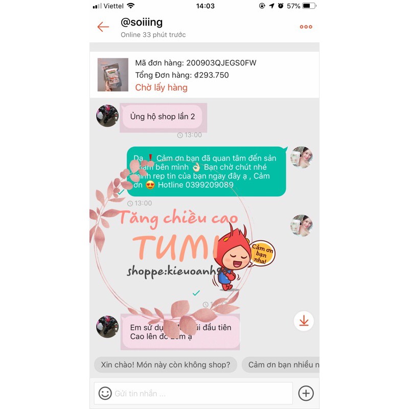 Bột ngũ cốc tăng chiều cao TUMI (có mã vạch)-Tặng thìa đong bột | BigBuy360 - bigbuy360.vn